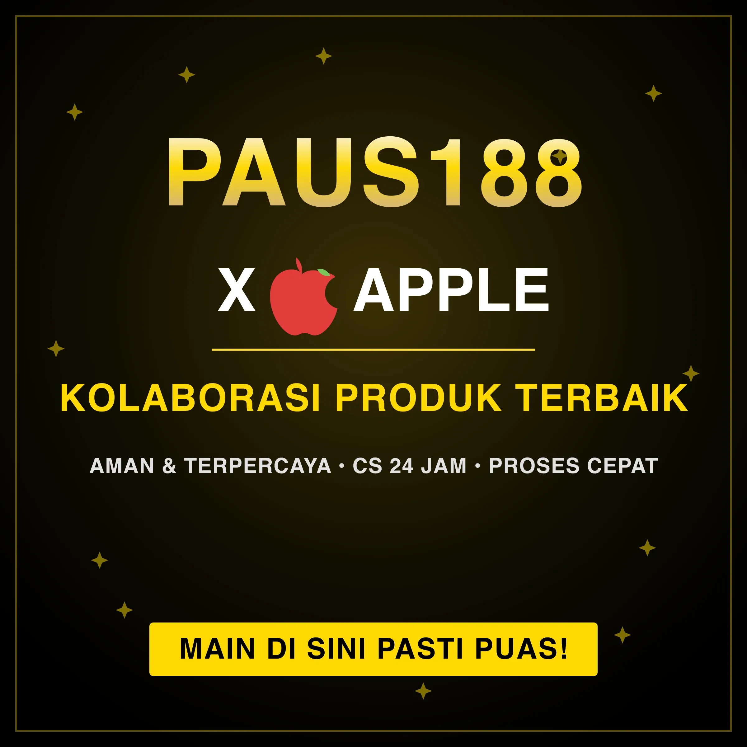 PAUS188 X APPLE - Kolaborasi Produk Terbaik