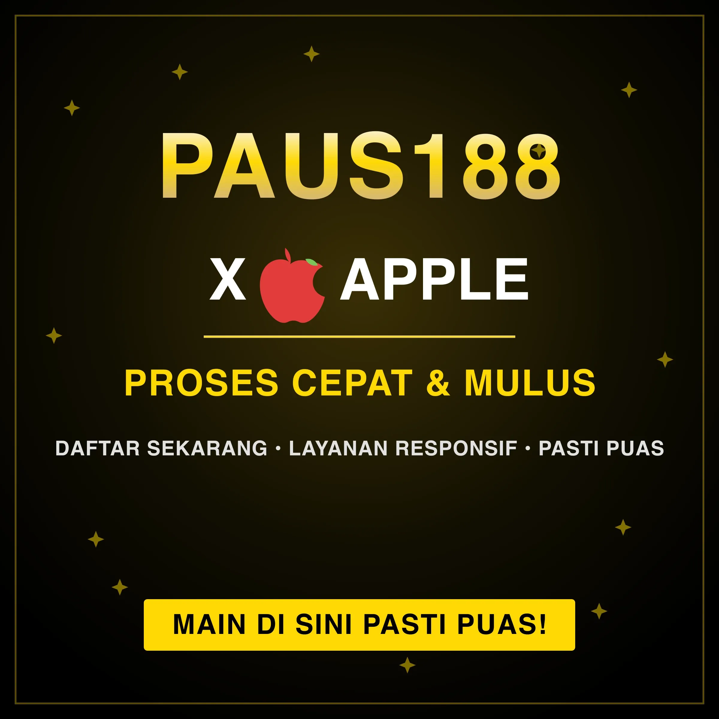 PAUS188 X APPLE - Proses Cepat & Mulus